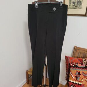 Black tapered Leg Pants Size 14 by Thalian